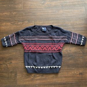 American Eagle Patterned Knit Sweater